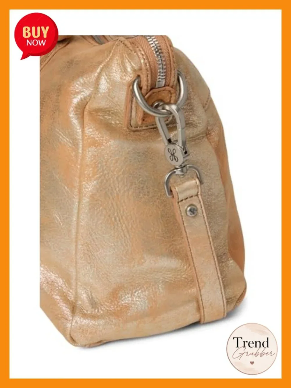 Leather Satchel - Crossbody Shoulder Bag with Pockets